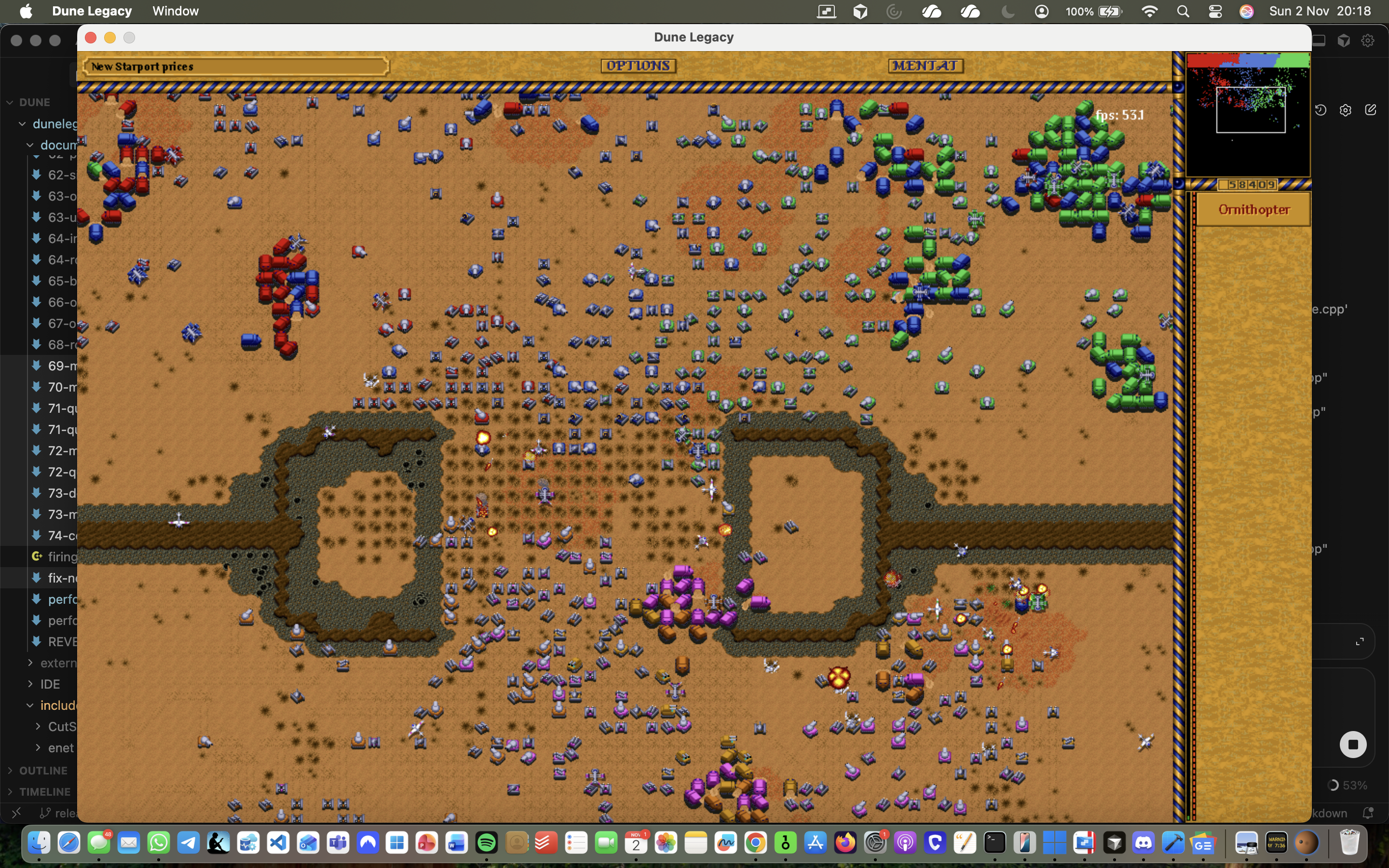 Full-scale warfare across the entire map